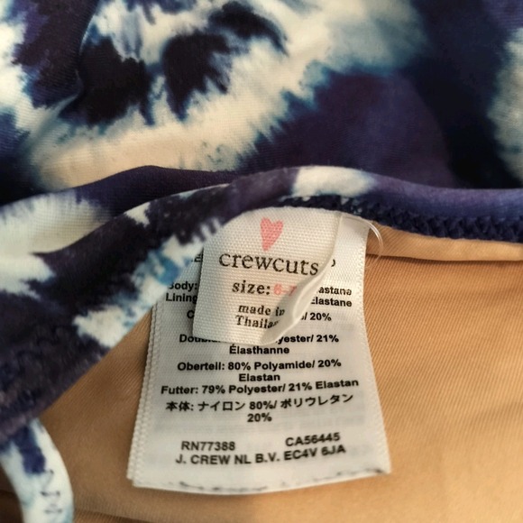 Crewcuts J.Crew One Piece Swimsuit Tie Dye - Picture 5 of 5